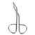 Eyebrow Tweezer Stainless Steel Scissors Shaped Slant Tip Tweezer Clip