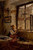 Buyenlarge 0-587-29988-6-G1624 Girl with Cat Fine Art Giclee Print, 16" x 24"