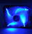 Lepa LPF12FLB-BL 120mm Blue LED Silent Fan for Gaming PC, Desktop Mid Tower Computer Case, CPU Cooler, and Radiator Cooling