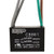 HQRP Ceiling Fan Capacitor CBB61 5uf+5uf 4-Wire plus HQRP Coaster