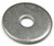 Magerack 1/4 x 1" Flat Fender Washers 304 Stainless Steel 18-8 Pack 10