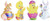 Pkgd Easter Cutouts   (4/Pkg)