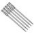 uxcell 5 Pcs 1/4 inches Hex Shank T10 Magnetic Security Torx Screwdriver Bits 100mm Length
