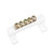 uxcell 5 Positions Copper Screw Terminal Block Barrier Strip Connector Single Row High Bridge Design for Electrical Distribution 2 Pcs