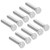 uxcell M6 Hex Bolt M6-1 x 35mm UNC Hex Head Screw Bolts A2-70(304) Stainless Steel Fully Threaded Hex Tap Bolts 10pcs