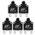 uxcell 5Pcs Thermal Overload Protector AC 125/250V 7A Push Button Reset Circuit Breaker