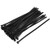 uxcell Nylon Cable Ties 10 Inch Self-Locking Zip Ties 0.3 Inch Width Black 100pcs