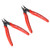 uxcell Diagonal Cutting Pliers 5 Inch Micro Precision Flush Wire Side Cutter 2 Pcs