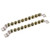 uxcell Terminal Block Connector Bar 10 Positions Single Row Ground Wire Bridge Design Electric Barrier Bar 2 Pcs