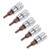 uxcell 5 Pcs 1/4" Drive x 3mm Hex Bit Socket, Standard Metric, S2 & Cr-V Steel