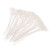 uxcell 200pcs Cable Zip Ties 4 Inch x 0.12 Inch Self-Locking Nylon Tie Wraps White