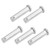 uxcell Single Hole Clevis Pins - 10mm X 40mm Flat Head 304 Stainless Steel Link Hinge Pin 5Pcs