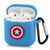 Diemei AirPods Pro Case, Authentic Cartoon Silicone Apple Air pods Case Cover, Justice League Keychain Protective Compatible with Apple Airpods AirPod