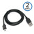 Sony DSC-RX100 IV Cable, BoxWave [DirectSync Cable (2-Pack)] Charge and Sync Cable Multi Pack for Sony DSC-RX100 IV