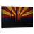 iCanvasART 1 Piece Arizona Flag Cactus Grunge Canvas Print by Kane, 12 by 18"/0.75" Deep