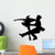 Wallmonkeys WM189613 Ballet Silhouette Couples Style 4-Black Peel and Stick Wall Decals (18 in W x 15 in H), Small