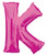 Anagram 35422 Letter K Pink Foil Balloon 34",