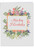 Inspirational Muchas Felicidades Congratulations Card with Envelope (8.5 x 11 Inch) - Spanish Greeting Notecard with Watercolor Painted Flowers, Leave