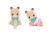 Calico Critters Fluffy Hamster Twins