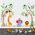 Runtoo Jungle Animals Tree Wall Decals for Nursery Baby Kids Bedroom Monkey Giraffe Elephant Wall Stickers Adventure Wall D?r Runtoo Jungle Animals Tree Wall Decals for Nursery Baby Kids Bedroom Monkey Giraffe Elephant Wall Stickers Adventure Wall D?r