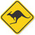 SmartSign "Kangaroo Crossing" Sign | 12" x 12" 3M Engineer Grade Reflective Aluminum