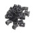 EMeskymall Black 120 Pcs 5mm Width Cable Tie Saddle Type Mount Wire Buddle Holder