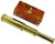 9" Handheld Brass Telescope Nautical Pirate Spy Glass with Anchor Wood Box