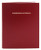 BookFactory Red Engineering Notebook/Graph Paper Notebook - 168 Pages (.25" Lab Grid Format), 8 7/8" x 11 1/4", Red Cover, Smyth Sewn Hardbound (LIRPE