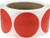 Red Color Coding Labels for Organizing Inventory 2 Inch Round Circle Dots 500 Total Adhesive Stickers On A Roll