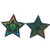 50 Piece Scratch Art Star Craft Kit - Christmas Ornament Crafts for Kids