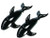 Set of (2) Inflatable Whales (36in.) Black and White / Orca /Whale / Party Favor / Decor / Gift / Prize / Giveaway