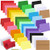108 Sets 18 Colors A7 Invitations Envelopes 5x7 Envelopes Self Seal with Blank 5x7 Folded Note Cards Bulk DIY Card Making Supplies for Wedding Baby Sh