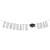 Halodete Glitter Congrats Grad Banner - Congratulations Banner - College High School Graduation Party Decoration Silver