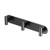 Gatco Latitude II All Modern Décor Round Triple Hook, Matte Black