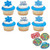 Bundle of Fun Let It Snow Cupcake Toppers and Bonus Birthday Ring - 25 Pieces