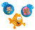 amscan Bubble Guppies&Trade Party Honeycomb Decorations Childrens-Party-Decorations