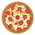 Pizza Party Design Round Paper Plates-8pc