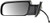 Dorman 955-191 Driver Side Power Door Mirror - Folding for Select Chevrolet / GMC Models, Black