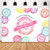Mehofond Sweet Donuts Theme Birthday Party Decoration Backdrop for Girl Don't Grow Up Colorful Tabletop Backdrop Pink Donuts Banner Photography Background Photo Booth Studio Props Supplies 7x5ft
