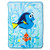 Disney Finding Dory Plush Throw Blanket ~ 50" x 60"