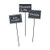 Creative Converting 3-Count Chalkboard Centerpiece Sticks