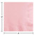 Creative Converting Solid Classic Pink Beverage Napkins