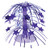 Creative Converting Cascade Stars Centerpiece, 8.5", Purple