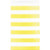 Creative Converting 15 Count Paper Treat Bags with Stripes, Medium, Mimosa Yellow