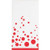 Creative Converting 16-Count Paper Guest Napkins, Sparkle and Shine Ruby, 4 x 8
