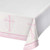 Creative Converting Divinity Pink Plastic Tablecloth, 54" x 102"