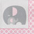 Little Peanut Girl Elephant Napkins, 48 ct