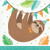 Sloth Party Beverage Napkins, 48 ct
