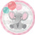 Enchanting Elephants Girl Paper Plates, 24 ct