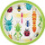 Birthday Bugs Dessert Plates, 24 ct